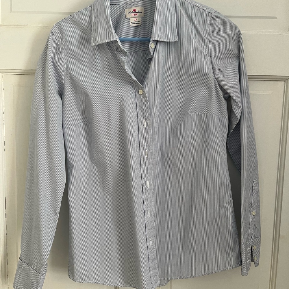 J. Crew Women’s Pinstripe Button Down Shirt